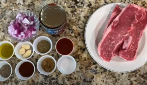 Chipotle Steak Recipe ingredients